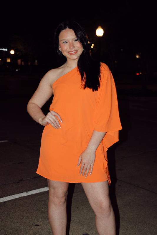 The Orange Vacation Dress