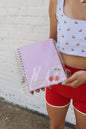 Cherry Hard Cover Spiral Notepad