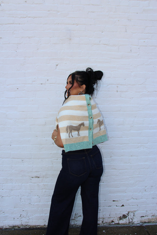 The Striped Sally Cardigan