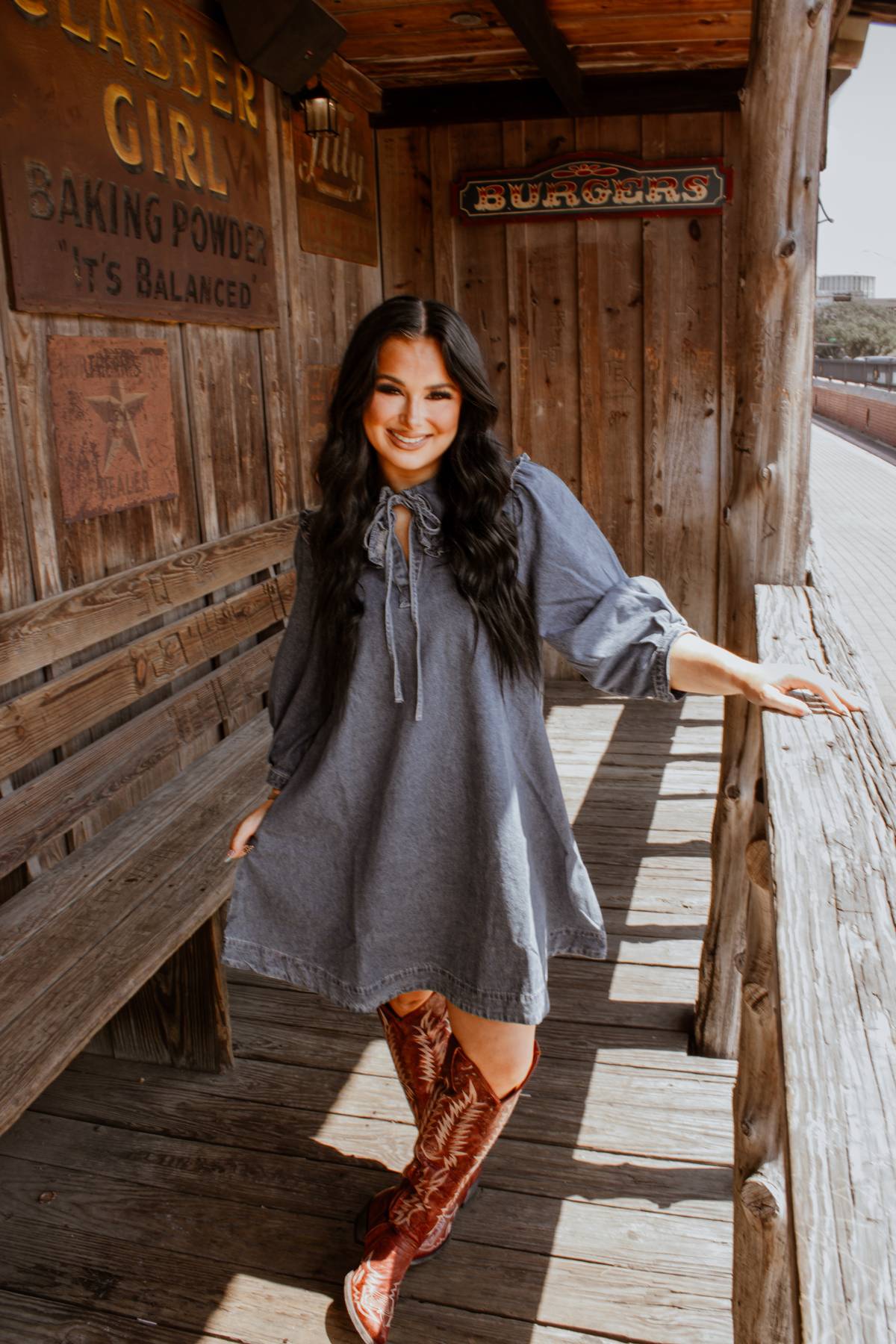 The Howdy Denim Dress