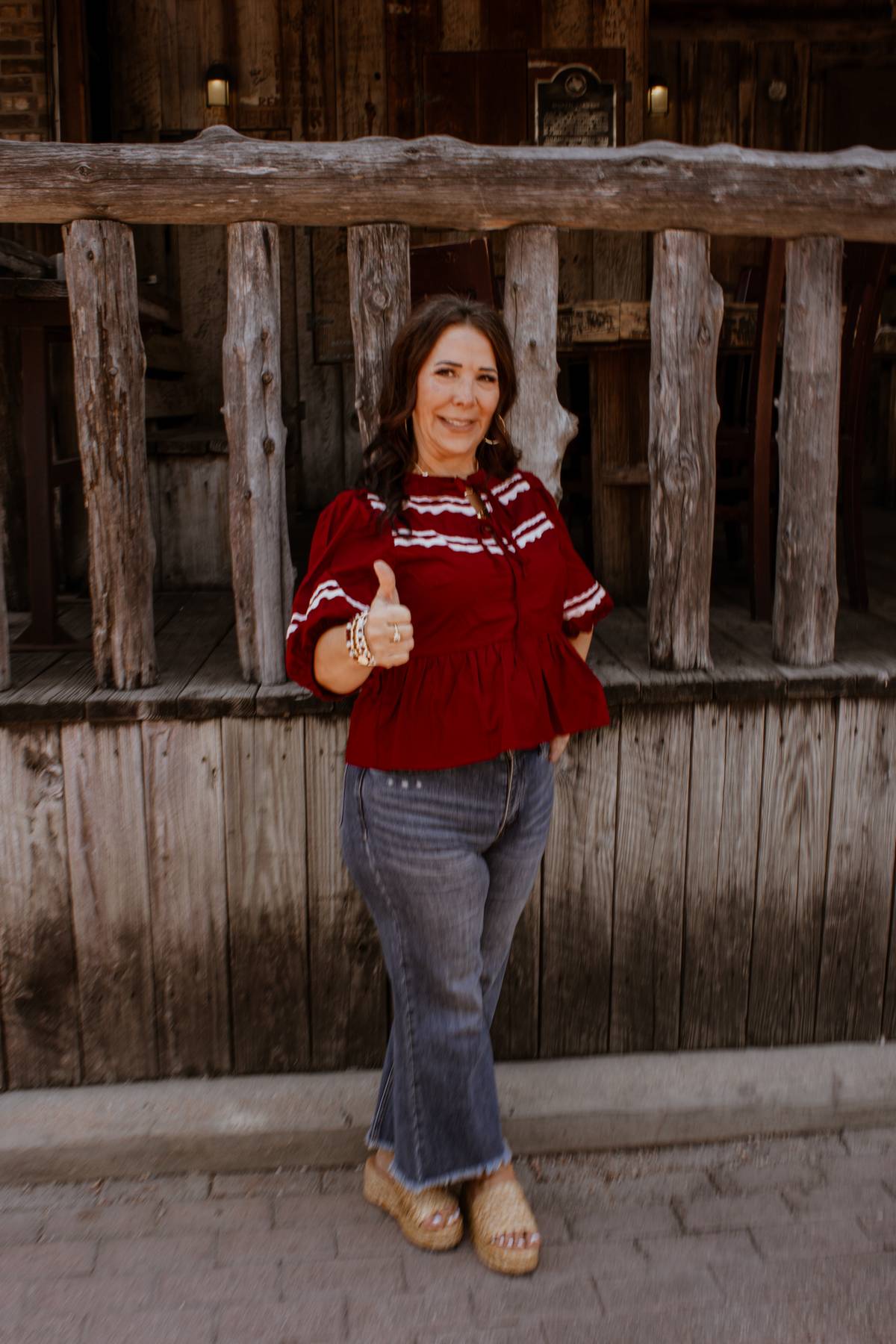The Yell Leader Top