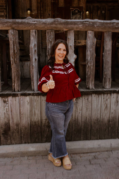 The Yell Leader Top