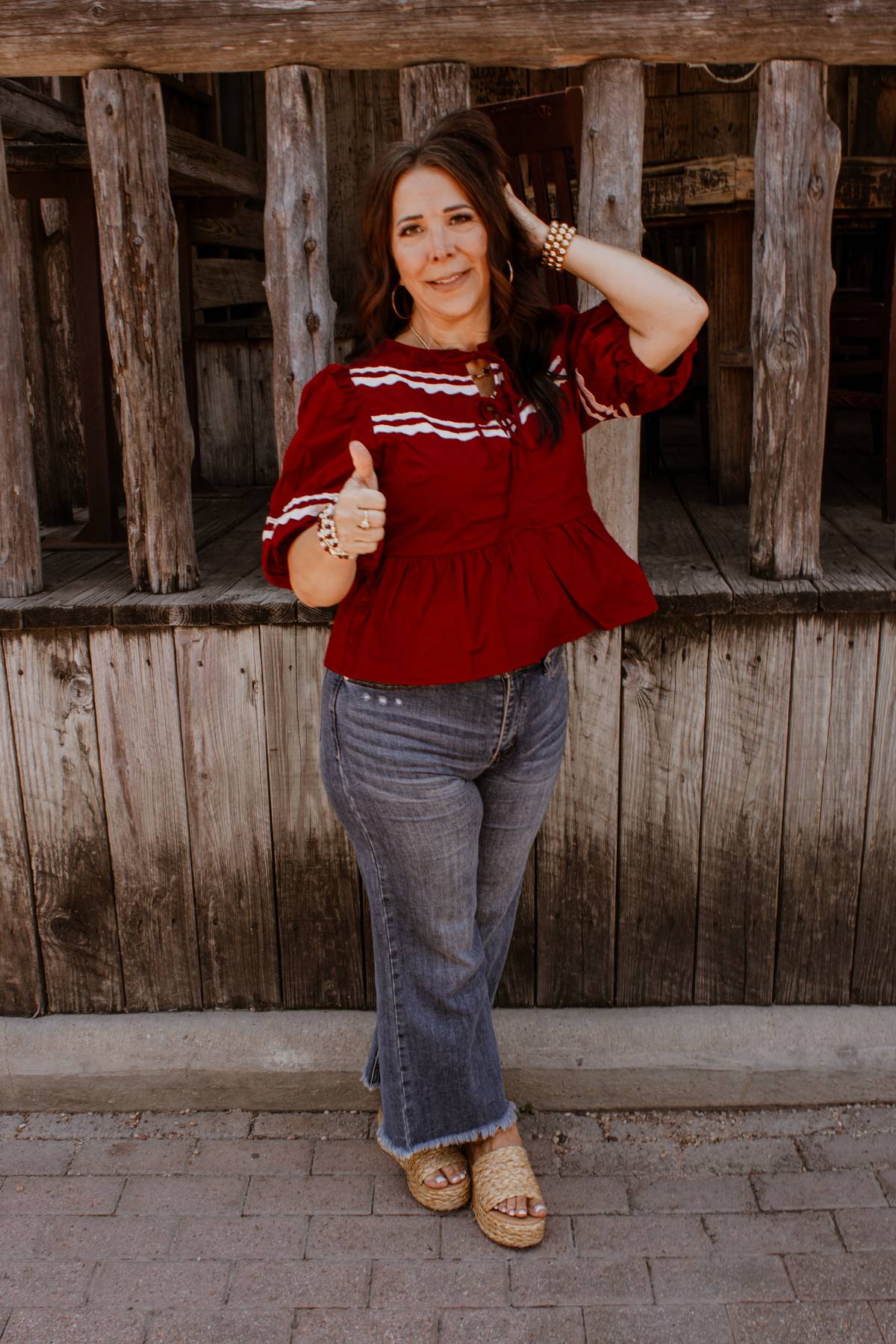 The Yell Leader Top