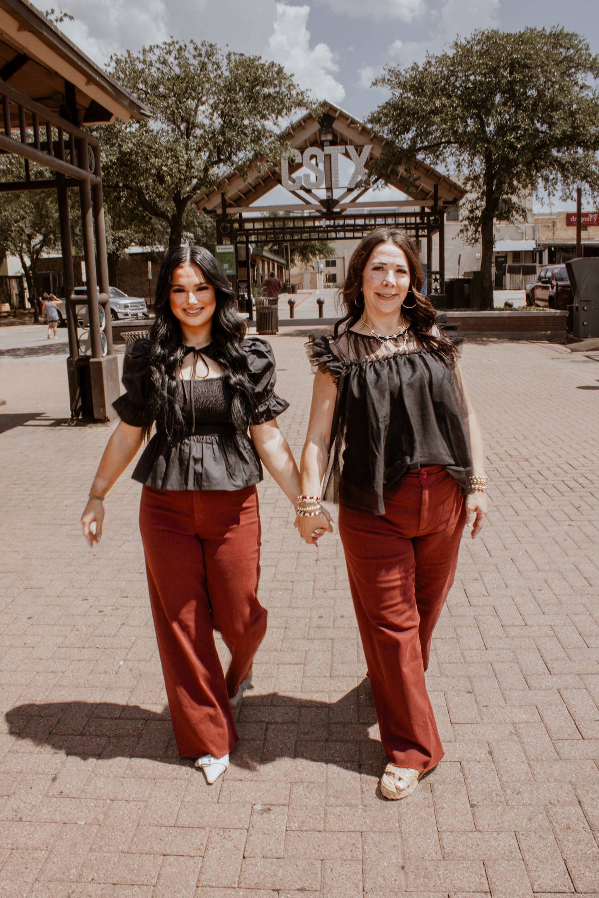 The Midnight Yell Maroon Jeans