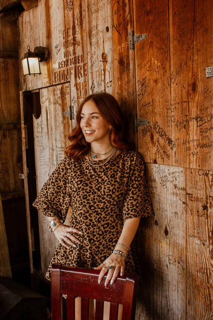 The Dixie Chicken Cheetah Romper