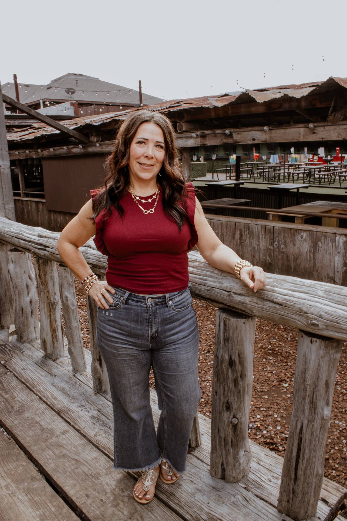 The Reveille Ruffle Top