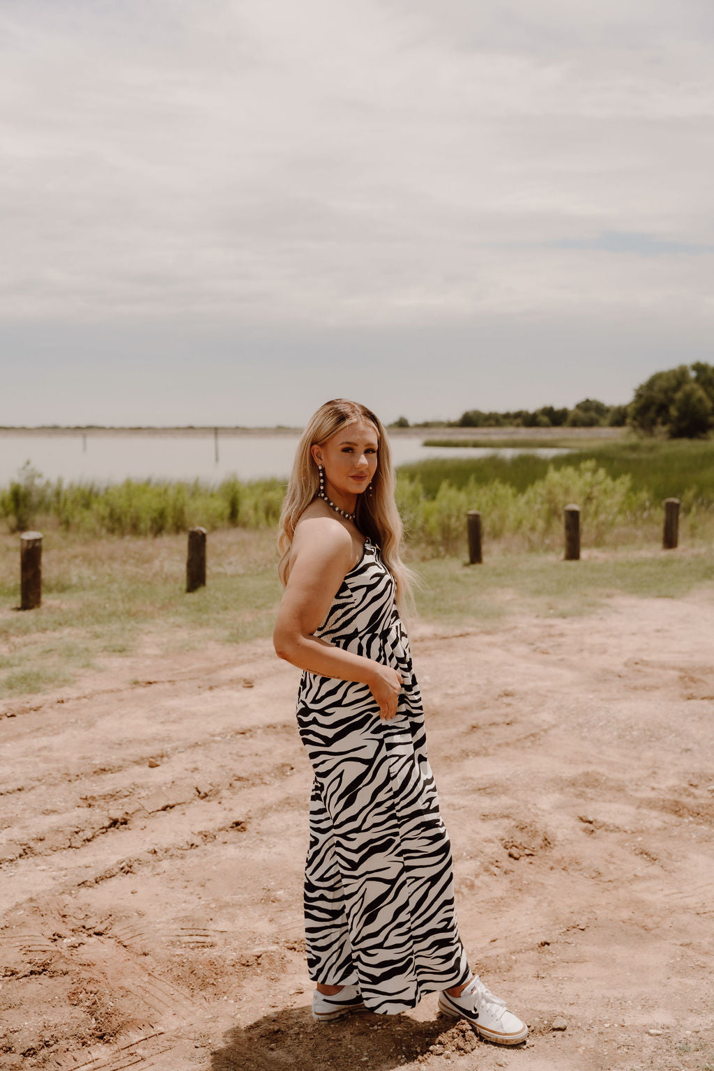 Zebra Print Jumpsuit