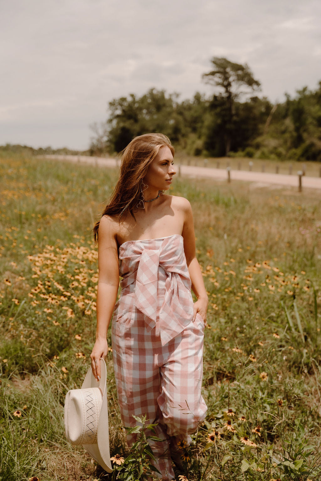 The Karli Jumpsuit/Pink