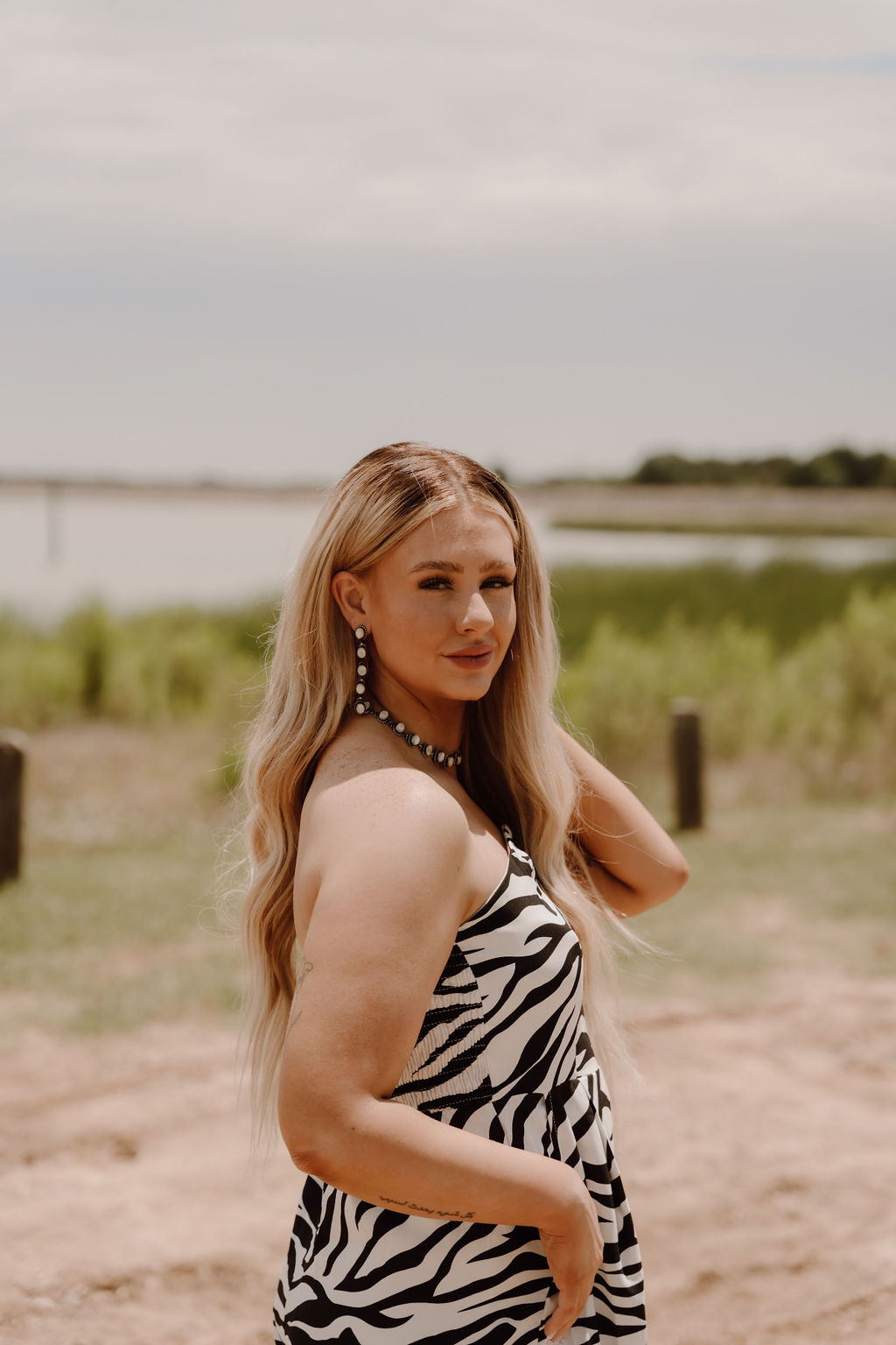 Zebra Print Jumpsuit