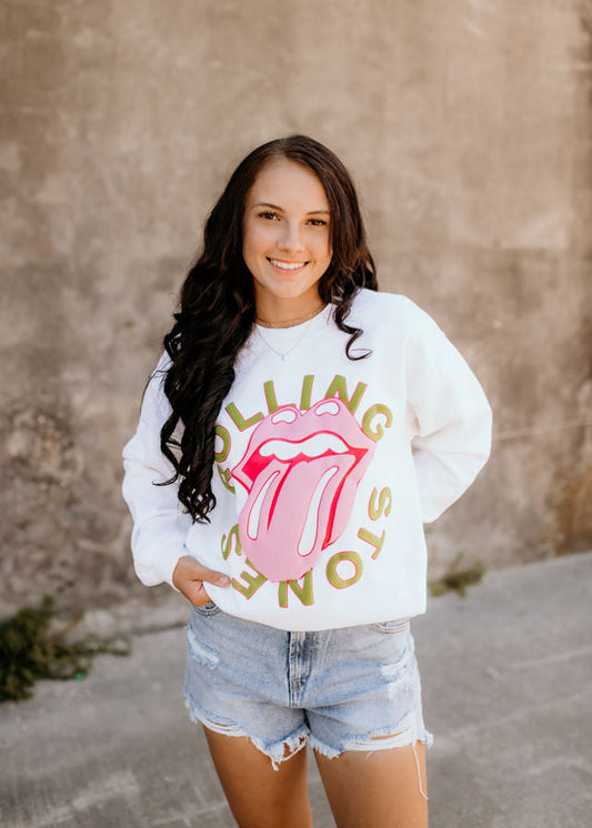 Rollin Stone Neon Sweatshirt