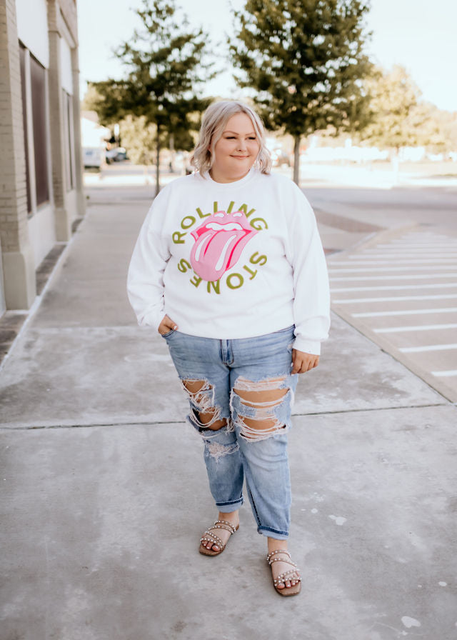 Rollin Stone Neon Sweatshirt